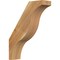 Ekena Millwork 4"W x 14"D x 18"H Funston Rough Sawn Knee Brace, Western Red Cedar BRC04X14X18FST00RWR - alternate 1